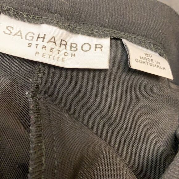 Sag Harbor Stretch petite Black pants sz.8 petite - Picture 4 of 4